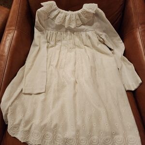 Bonpoint Jamelia Off White Couture Dress Size 10 NWT